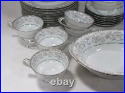 Noritake Oxford China 46pcs Gravy Boat, Platter, Lugged Bowls, Fruit & Veg. Bowl
