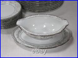 Noritake Oxford China 46pcs Gravy Boat, Platter, Lugged Bowls, Fruit & Veg. Bowl