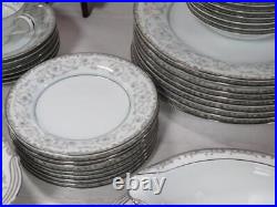 Noritake Oxford China 46pcs Gravy Boat, Platter, Lugged Bowls, Fruit & Veg. Bowl