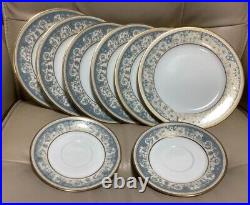 Noritake POLONAISE Saucer & Plate set of 8