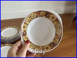 Noritake PROGRESSION CHINA JAPAN PAPEETE 9 0 6 5 Sunflower Dinner Set