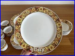Noritake PROGRESSION CHINA JAPAN PAPEETE 9 0 6 5 Sunflower Dinner Set