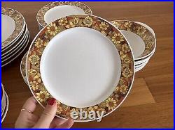 Noritake PROGRESSION CHINA JAPAN PAPEETE 9 0 6 5 Sunflower Dinner Set