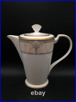 Noritake Pacific Majesty 3 Piece Lot Coffee Pot Cream & Covered Sugar Set Ch7008