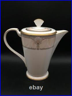 Noritake Pacific Majesty 3 Piece Lot Coffee Pot Cream & Covered Sugar Set Ch7008