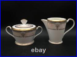 Noritake Pacific Majesty 3 Piece Lot Coffee Pot Cream & Covered Sugar Set Ch7008
