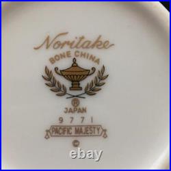 Noritake Pacific Majesty 3 Piece Lot Coffee Pot Cream & Covered Sugar Set Ch7008
