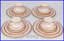 Noritake Pacific Majesty Set of Four 5pc Place Settings Exc Cond Free Shipping