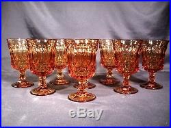 Noritake Perspective Amber Iced Tea Glasses Set of 8