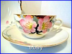 Noritake Pink Azalea China Dinnerware 18 pc Set Service for 4 vintage Japan