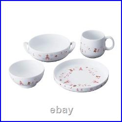 Noritake Plate & Hand Bowl & Rice Bowl & Mug Set Microwave Dishwasher Safe Japan