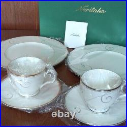 Noritake Platinum & Golden Wave