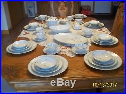 Noritake Porcelain China Valerie Pattern 6 Piece Place Setting For 8 Extra's 56