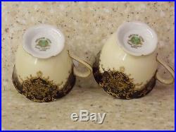 Noritake Porcelain Hand Painted China Cup & Saucer Set 2 Sets. Yes. A Pair