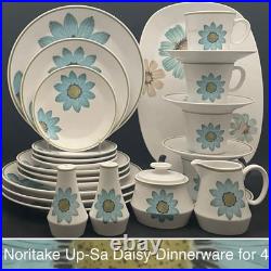 Noritake Progression 9001 UP-SA DAISY 25pc Dinnerware Set for 4 1964-1983 Japan