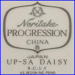 Noritake Progression 9001 UP-SA DAISY 25pc Dinnerware Set for 4 1964-1983 Japan