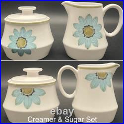 Noritake Progression 9001 UP-SA DAISY 25pc Dinnerware Set for 4 1964-1983 Japan