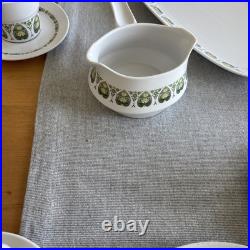 Noritake Progression China Palos Verde Japan MCM 8 Full Settings 51 Pcs Total