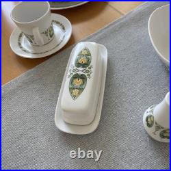 Noritake Progression China Palos Verde Japan MCM 8 Full Settings 51 Pcs Total
