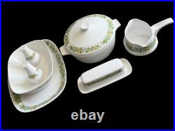 Noritake Progression China Springfield Model 9026 Dinner Set Made In Japan