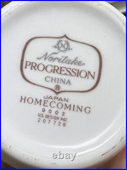 Noritake Progressive Homecoming China of Japan Set of 68 Pieces party of 12