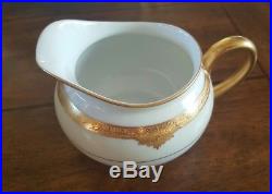 Noritake ROSALIE GOLD ENCRUSTED 1931 Fine China Dish Set With Service for 12