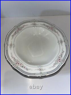 Noritake ROTHSCHILD Set of 8 Soup Bowls Ivory China # 7293 Mint 8 1/4