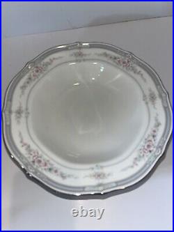 Noritake ROTHSCHILD Set of 8 Soup Bowls Ivory China # 7293 Mint 8 1/4