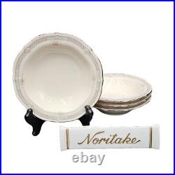Noritake ROTHSCHILD Set(s) 4 Fruit/Dessert (Sauce) Bowls MINT+