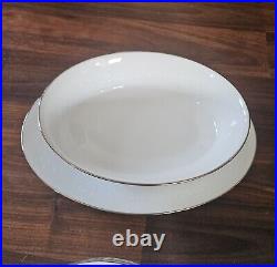 Noritake Reina 6450 China Dinnerware Set 42 Pcs Flowers Trim Setting For 6