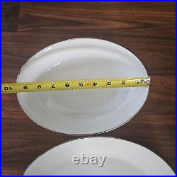 Noritake Reina 6450 China Dinnerware Set 42 Pcs Flowers Trim Setting For 6
