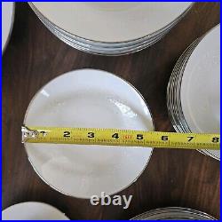 Noritake Reina 6450 China Dinnerware Set 42 Pcs Flowers Trim Setting For 6
