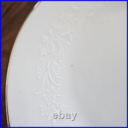 Noritake Reina 6450 China Dinnerware Set 47 Pcs Trim Flowers Setting For 6