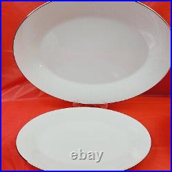 Noritake Reina 6450 Hostess Serving 8 Piece Lot Bowl Platter Gravy Creamer Sugar