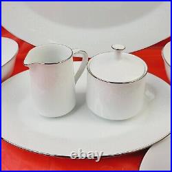 Noritake Reina 6450 Hostess Serving 8 Piece Lot Bowl Platter Gravy Creamer Sugar