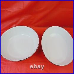 Noritake Reina 6450 Hostess Serving 8 Piece Lot Bowl Platter Gravy Creamer Sugar