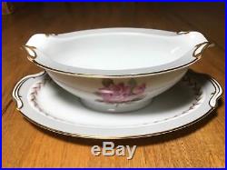 Noritake Rosemont China12 Piece Dinner Set and Many Serving Dishes #5084 REDUCED
