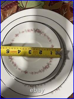 Noritake Rosepoint 29 Piece Porcelain Dinnerware Set, Service for 4
