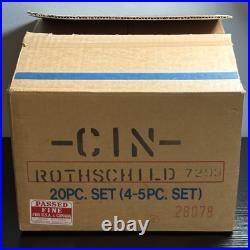 Noritake Rothchild 7293 China Place settings 4 Total 20 pieces MINT