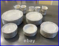 Noritake Rothschild 60 Piece china set. 10 Place Settings Excellent Condition