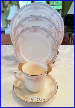 Noritake Rothschild China Service for 12 60 Pcs 12 5 Piece Place Settings EXC