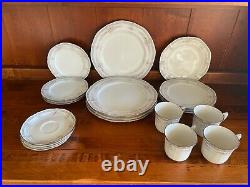 Noritake Rothschild China Service of 4 5 Piece Place Settings 3 Sets Available