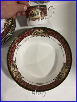 Noritake Royal Hunt 3930 China Set Lot Of 35 Pieces Total- Never Been Used