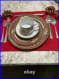 Noritake Royal Hunt Christmas Holiday China Set for Six