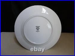 Noritake Royal Hunt Plaid Deer Pheasant Rabbit Hunting Dog Set 4 Salad Plates D