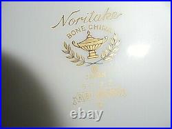 Noritake Ruby Garland Bone China 4 Complete 5 Piece Sets Rare Pattern MINT