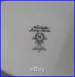 Noritake SPLENDOR 48 Piece Bone China Plate/bowl/platter Dish Set #7235