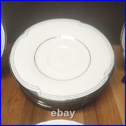 Noritake STERLING COVE Bread Plates Set of 8 Fine China 6 1/2 (In Case)