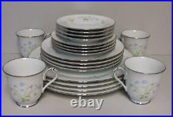 Noritake SWEET VIOLETS 20 Piece Set FOUR PLACE SETTINGS More Here NEW IN BOX