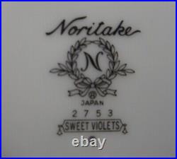 Noritake SWEET VIOLETS 20 Piece Set FOUR PLACE SETTINGS More Here NEW IN BOX